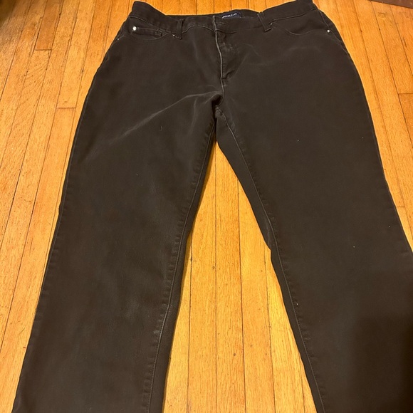 Charter Club Black Straight Leg Jeans Size 16 Petite - Picture 2 of 6